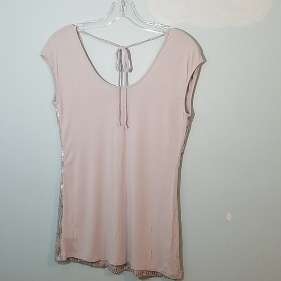 Suzy Shier gray sequin top large NWT - Picture 3 of 8